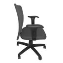 Ver imagem 2 de Cadeira Maya Diretor Giratória em Tela Mesh para Escritório Reclinavel com Braços Regulavel Cinza