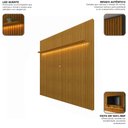 Ver imagem 7 de Painel para TV até 75 Polegadas Sole 1 Prateleira Ripado com LED 100% MDF Naturale - Pnr Móveis