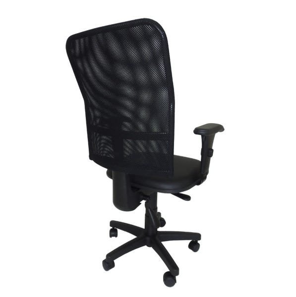 Cadeira Ergonômica Executiva em Tela Mesh Back System Nr-17 para Escritório Apoio Lombar Preta - 4