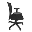 Ver imagem 2 de Cadeira Maya Diretor Giratória em Tela Mesh para Escritório Reclinavel com Braços Regulavel Preta