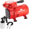 Compressor Ar Direto WORKER 1/2HP 40lbf Bivolt e Kit Pintura Pressure Hobby Series| 8975701315 - 1