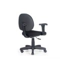 Ver imagem 2 de Cadeira Executiva Giratória para Escritório com Braço Digitador e Regulagem de Altura Jserrano Preta