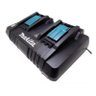 Carregador Duplo De Bateria 18v DC18RD 127V Makita 196928-9 - 3