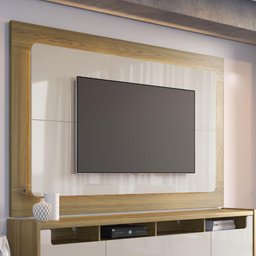 Painel para Tv Oslo 180 Cm - Freijó C/ Off White - 3