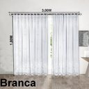 Ver imagem 5 de Cortina Renda c/ Forro Sala Quarto 3,00 Larg X 1,80 Alt: Branca