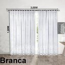 Ver imagem 5 de Cortina Renda C/ Forro Sala Quarto 3,00 larg x 1,80 alt: Branca