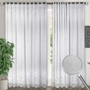 Ver imagem 1 de Cortina Renda C/ Forro Sala Quarto 3,00 larg x 1,80 alt: Branca