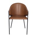 Ver imagem 1 de Cadeira para Sala de Jantar 53cm x 81cm Gila Marrom/Caramelo