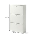 Ver imagem 4 de Sapateira 3 Gavetas Bst 24 Branco - BRV