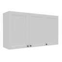 Ver imagem 1 de Armário Aéreo 3 Portas Cozinha Aurora 120cm com Divisórias Cor:branco