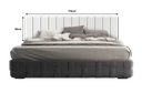 Ver imagem 3 de Cabeceira Solteiro Lambri Mdf Painel Parede Rack Tv 116x60cm