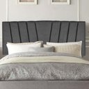 Ver imagem 1 de Painel Estofada Bélgica 160cm Queen Size para Cama Box Quarto Linho Cinza - Gat Magazine