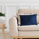 Ver imagem 2 de Kit 2 Capas para Almofada Drapeada em Veludo Retangular 60x40