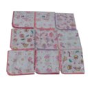 Ver imagem 6 de Kit 25 Fraldas 1 Cueiro Bordado 3 Babador Meniina