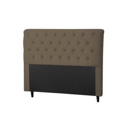 Cabeceira Imperatriz 1000 Plus Solteiro 900mm Suede Marrom Taupe - Simbal - 1