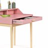 Escrivaninha Mdf Infantil com 1 Gaveta com Cadeirinha Infantil Rosa - 5