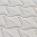Ver imagem 5 de Conjunto Cama Box Solteiro Venice 88x188x60 Marrom/Branco c/Molas Ensacadas