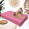 Caminha para Pet Gato Cachorro Cama Pet Caminha para Cachorro Suede Rose - 2