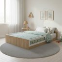 Ver imagem 1 de Cama Casal Montessoriana de Chão com Lastros Mdf Afetto Completa Móveis