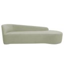 Ver imagem 3 de Kit Divã Recamier Orgânico França 220cm Lado Direito e Poltrona Amore Bouclé