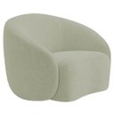 Ver mais imagens de Kit Divã Recamier Orgânico França 220cm Lado Direito e Poltrona Amore Bouclé