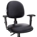 Ver imagem 2 de Cadeira Executiva Giratória Ergonômica Nr-17 Back System Escritório Preto