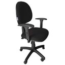 Ver imagem 2 de Cadeira Executiva Giratória Ergonômica Nr-17 Back System Escritório Jserrano Preto