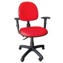 Ver imagem 1 de Cadeira Executiva Giratória Ergonômica Nr-17 Back System Escritório Jserrano Vermelho