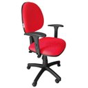 Ver imagem 4 de Cadeira Executiva Giratória Ergonômica Nr-17 Back System Escritório Jserrano Vermelho