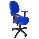 Ver imagem 2 de Cadeira Executiva Giratória Ergonômica Nr-17 Back System Escritório Jserrano Azul
