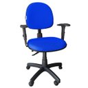 Ver imagem 1 de Cadeira Executiva Giratória Ergonômica Nr-17 Back System Escritório Jserrano Azul