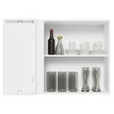 Ver imagem 4 de Armário de Cozinha Aéreo de Canto 100% MDF 1 Porta Branco/Preto Acordes Madesa