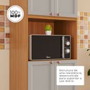 Ver imagem 7 de Paneleiro de Cozinha Maria 100% MDF Móveis Home com 04 Portas
