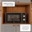 Ver imagem 5 de Paneleiro de Cozinha Maria 100% MDF Móveis Home com 04 Portas