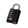 Cadeado Pado Executive Tsa 4 Segredos Preto P/ Mala Bolsa Mochila - 2