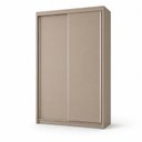 Ver imagem 2 de Guarda-Roupa Solteiro 100% MDF BP 2 Portas 2 Gavetas Liege Panna