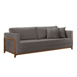 Sofá Living 3 Lugares Linho 194cm Paris - 3
