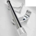 Ver imagem 1 de Varão Deslizante de Alumínio 28 Mm Cromado Bella Arte 28vd60-048