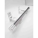 Ver imagem 4 de Varão Deslizante de Alumínio 28 Mm Cromado Bella Arte 28vd60-048