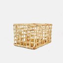 Ver imagem 2 de Cesto Palha Geometric M Blue Gardenia