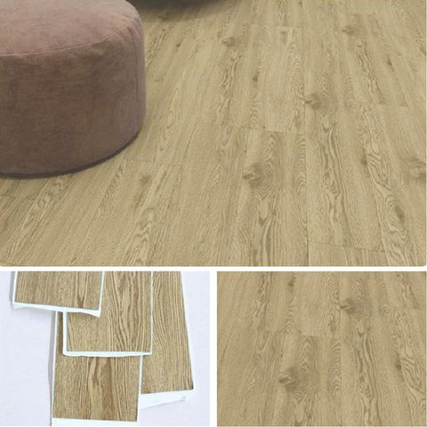 Piso Vinilico Autocolante Madeira Régua Adesiva Caixa 5m2 - Madeira Canela - Imitação Madeira