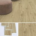 Ver imagem 1 de Piso Vinilico Autocolante Madeira Régua Adesiva Caixa 5m2 - Madeira Canela - Imitação Madeira