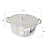 Panela de Alumínio Caçarola N38 Linha Hotel - São Jorge - 2