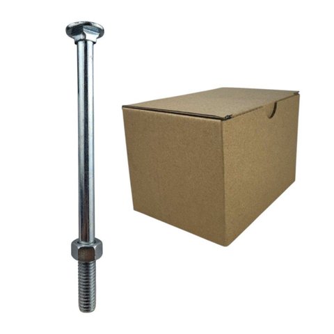 Parafuso Francês Galvanizado com Porca 3/8x51/2" (caixa com 50 Peças) Stein