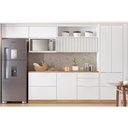 Ver imagem 4 de Módulo Cozinha Nesher Marquesa Kit de Rodapé Multilinha 120x47x10cm Nature - Nesher