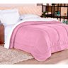 Coberdrom de Sherpa Soft Rosa Queen Alaska 2,40m x 2,20m Dupla Face - 1