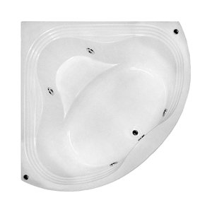 Banheira de Canto Angulo com Hidro em Acrílico