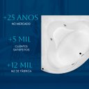 Ver imagem 5 de Banheira de Canto Angulo com Hidro em Acrílico