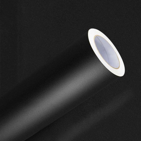 Adesivo para Envelopamento Alltak Preto Absoluto Jateado Arte Destaque 1 X 1,22 Metro