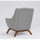 Ver imagem 7 de Poltrona Dekorien Juliet Premium Linho Cinza Claro com Puff